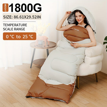 KAIROAD Extra Wide Mummy Sleeping Bag Plus FREE Accessories (Eye Mask Earplugs U-shaped Pillow) – product features