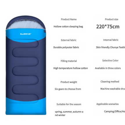 KAIROAD Mummy Sleeping Bag - 3 Season Warm & Cold Weather, Waterproof, Lightweight for Adults, Camping, Hiking, Backpacking (with Compression Sack)
