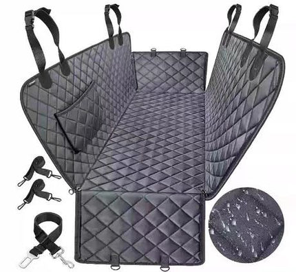 Dog Car Seat Cover , Waterproof Pet Seat Cover for Back Seat, Non-Slip Durable Scratchproof Dog Hammock for Cars, Trucks and SUVs