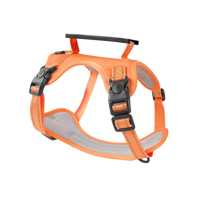 Reflective Dog Harness with Leash No-Pull Vest Harness for Dogs Adjustable Dog Vest with Handle Walking