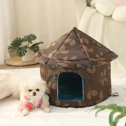 Outdoor Waterproof Cat House - Insulated, Weatherproof, Warm Shelter for Cats, Ideal for Winter Protection, Size: L 45*41cm