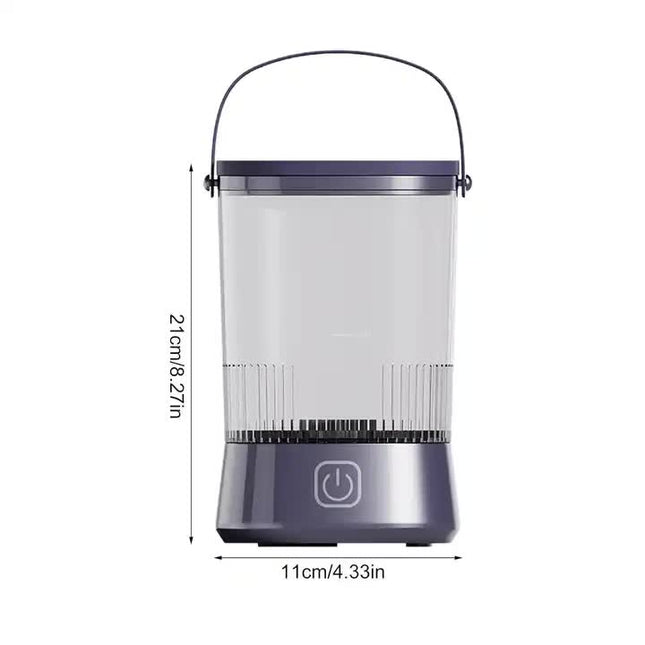 Electric Makeup Brush Cleaner with USB Rechargeable Design (Purple)