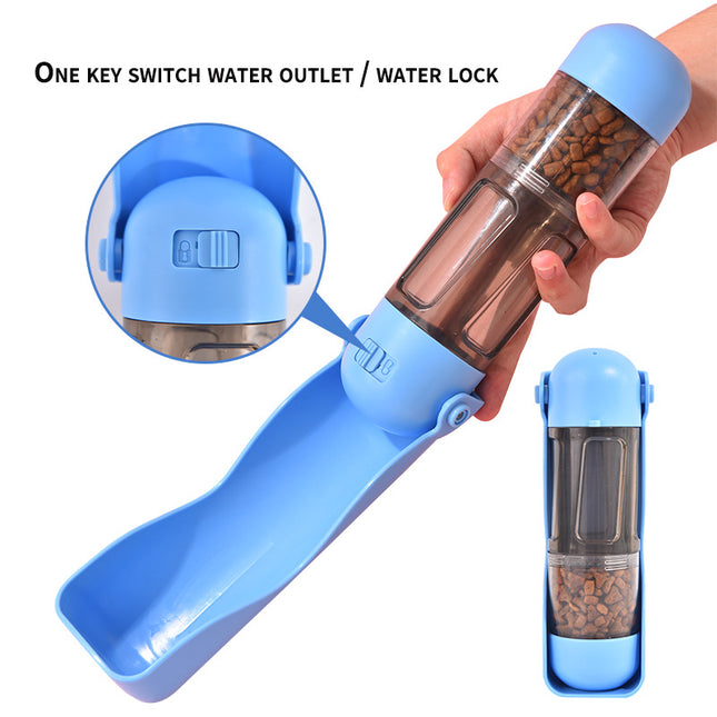2-In-1 Portable Pet Water and Food Bottle