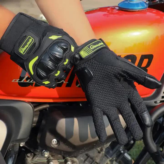 High-Performance Motorcycle Riding Gloves with Hard Knuckle Protection – product detail
