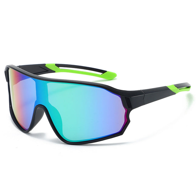 Fashionable Sports Sunglasses with Colorful Mirror Lenses