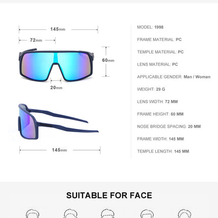 Cycling Sunglasses: Conquer the Road with Style and Protection Red colors