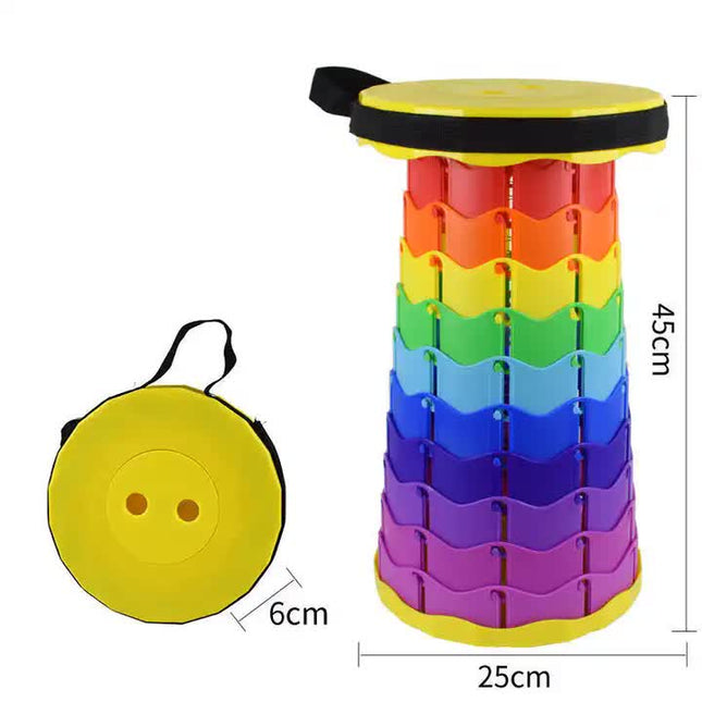 Rainbow Telescopic Stool