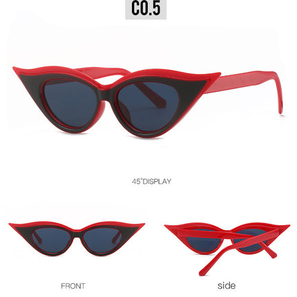 Retro Cat-Eye Sunglasses - Stylish Red Vintage Frames for Women