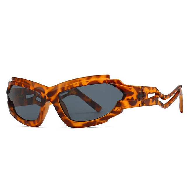 Futuristic Sports Wrap Man Sunglasses