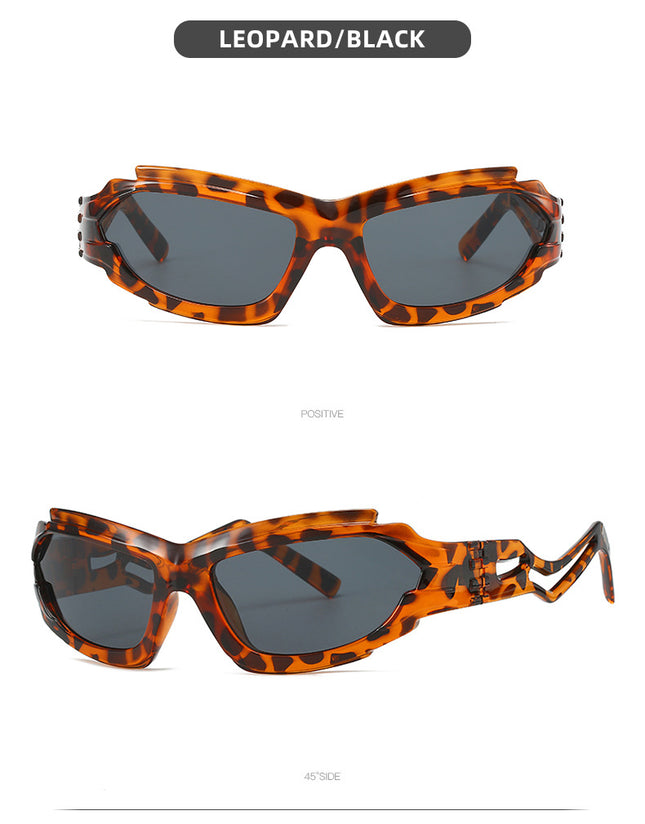 Futuristic Sports Wrap Man Sunglasses – product detail