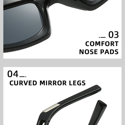 Futuristic Sports Wrap Man Sunglasses - Bold Orange Frames with UV Protection