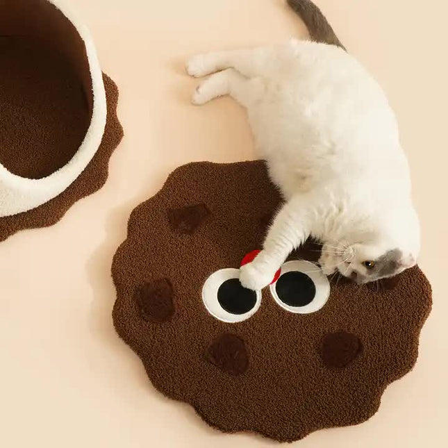 Adorable Cookie-Shaped Cat Bed – product detail
