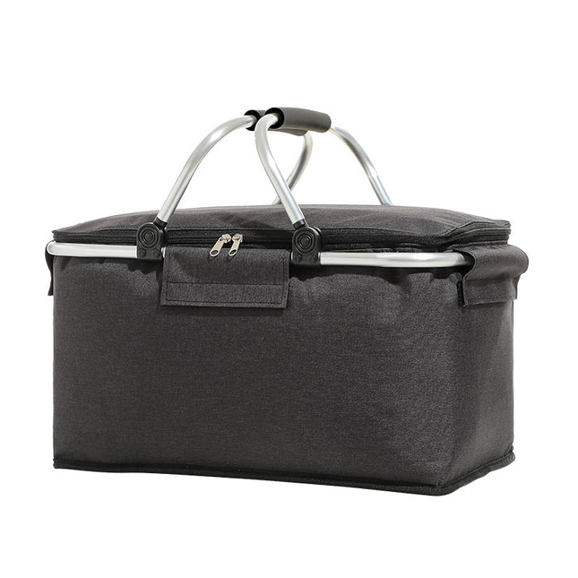 Insulated Picnic Basket with Aluminum Frame