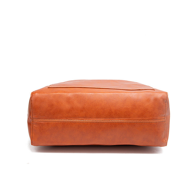 Vintage PU Leather Tote Bag – product detail