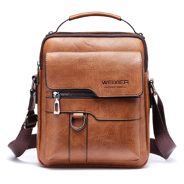 Men's Vintage Leather Shoulder Bag
