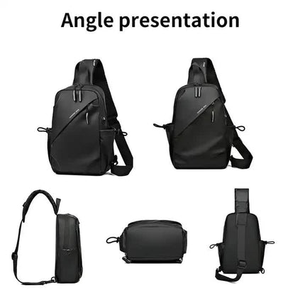 Multifunctional Crossbody Chest Bag | Stylish and Practical Shoulder Backpack for Everyday Use (Blue)