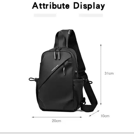 Multifunctional Crossbody Chest Bag | Stylish and Practical Shoulder Backpack for Everyday Use (Blue)