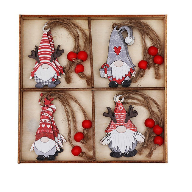 (2 set)Christmas Gnome Ornaments Set