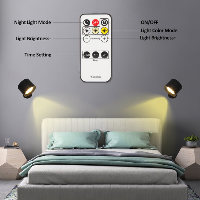 Touch-Control LED Night Light with 3 Brightness Levels & 3 Color Temperatures – product detail