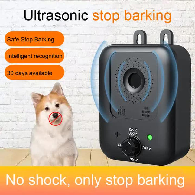 Ultrasonic Wall-Mounted Dog Bark Control Device Adjustable Frequency Deterrent – product detail