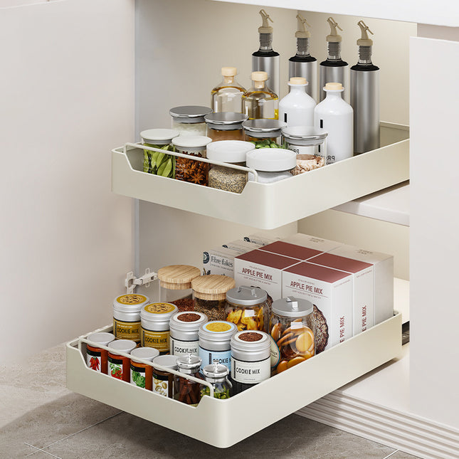 Kitchen Cabinet Pull-Out Drawer Organizer