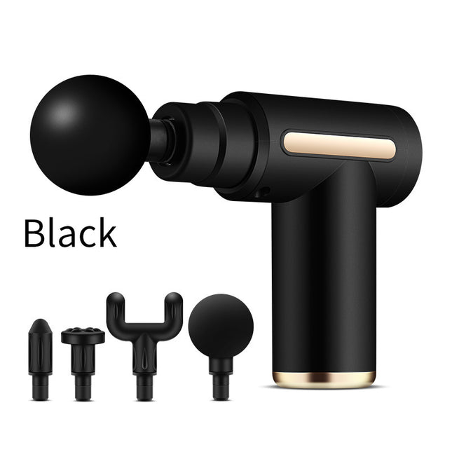 Compact Black Massage Gun