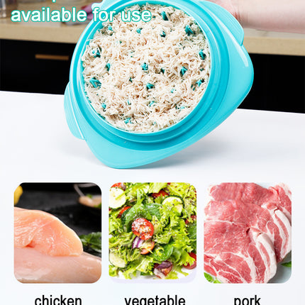 2pcs Red New Chicken Shredder - Effortless Chicken Breast Shredding Tool for Meal Prep and Baby Food