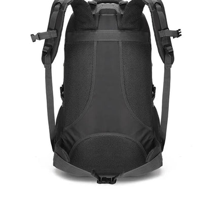 Large 60L Black Waterproof Hiking Backpack for Travel, Camping, and Outdoor Adventures - Durable and Lightweight