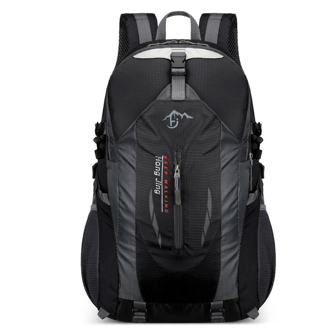 Black Lightweight Hiking Backpack