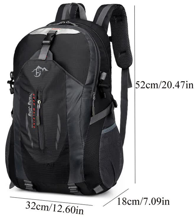 Black Lightweight Hiking Backpack – product detail
