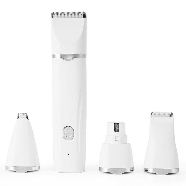 White T70 4-in-1 Pet Grooming Kit Full Body Detail Paw Hair Trimmer & Nail Grinder V888-ELOSUNG11626