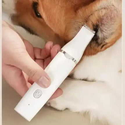 White T70 4-in-1 Pet Grooming Kit – Full Body, Detail, Paw Hair Trimmer & Nail Grinder