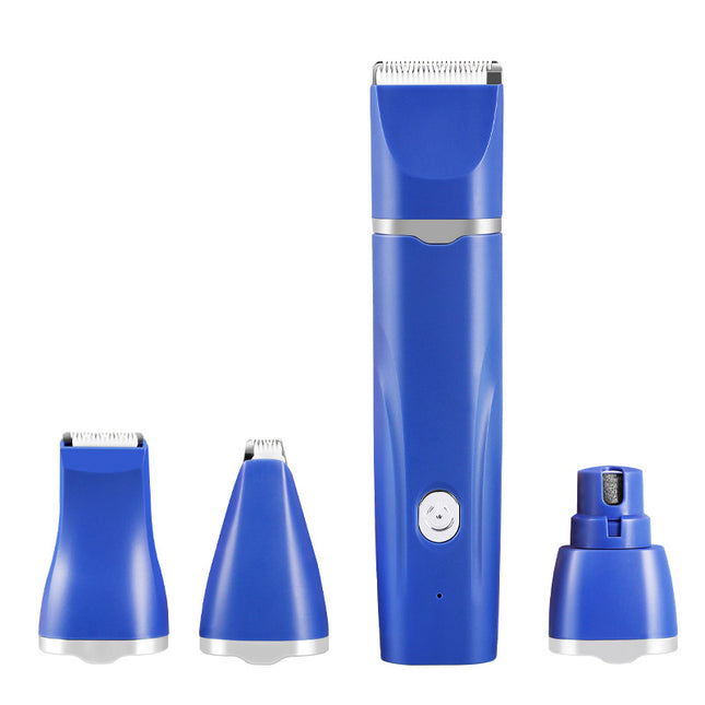 Blue T70 4-in-1 Pet Grooming Kit- Full Body Detail Paw Hair Trimmer & Nail Grinder V888-ELOSUNG11627