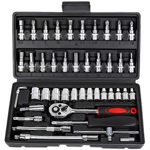 46-Piece Professional Socket Wrench Set