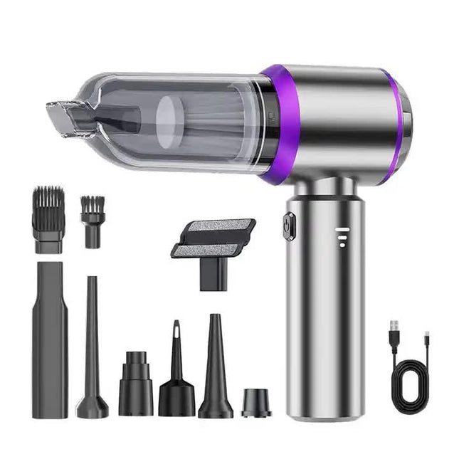 Silver Purple ST-6653Plus Cordless Handheld Vacuum Cleaner