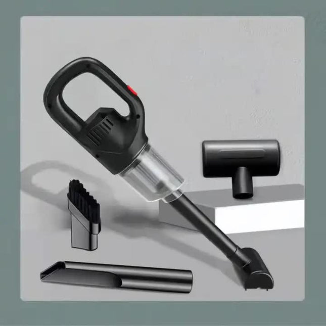 Black Portable Cordless Vacuum Cleaner