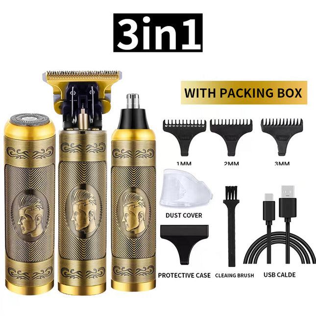 3-in-1 Professional Hair Clipper Set