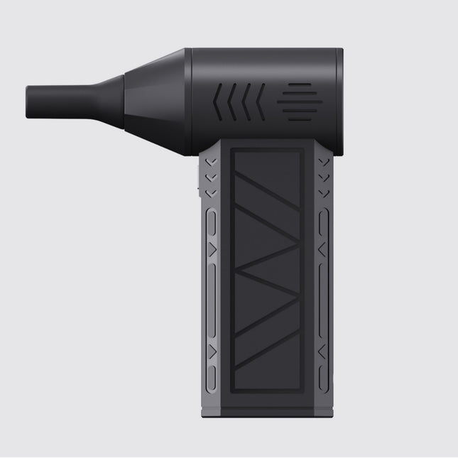 Black High-Speed Mini Turbo Fan for Camping and Outdoor Use