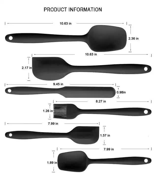6-Piece Silicone Kitchen Utensil Set – product detail