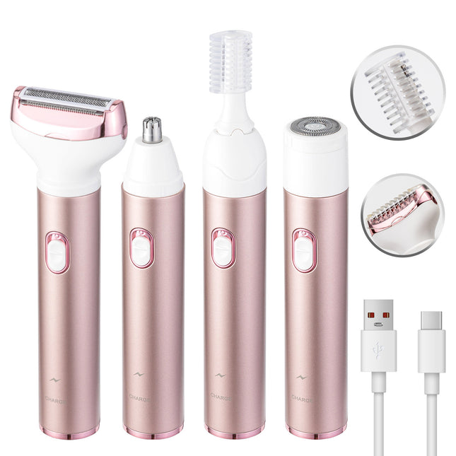 4-in-1 Women's Electric Hair Removal Trimmer