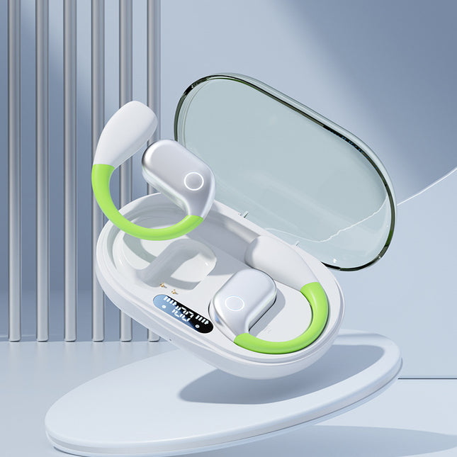 White M82 Transparent OWS Wireless Bluetooth Earphones