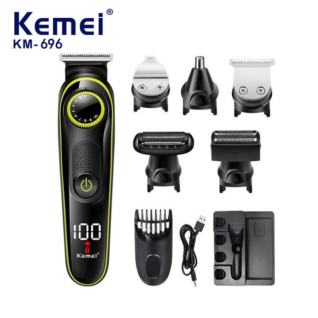 KM-696 5-in-1 Multifunctional Hair Clipper