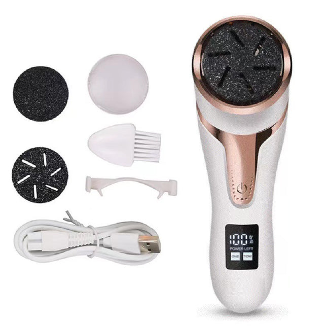 White Electric Foot Callus Remover