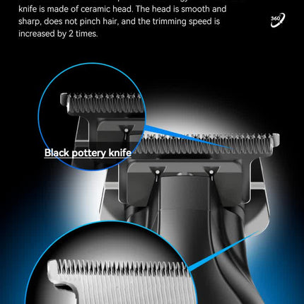 Kemei KM-2269 Professional Hair Clipper - Cordless Electric Hair Trimmer for Precision Haircutting and Styling