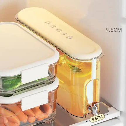 Cream White Refrigerator Cold Water Jug with Tap – design and finish