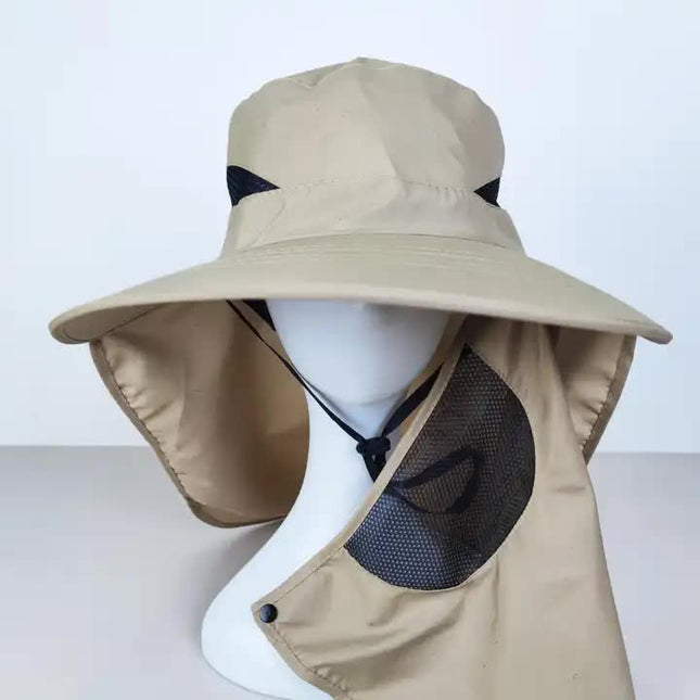 Black Outdoor UV Protection Hat for Men – product detail