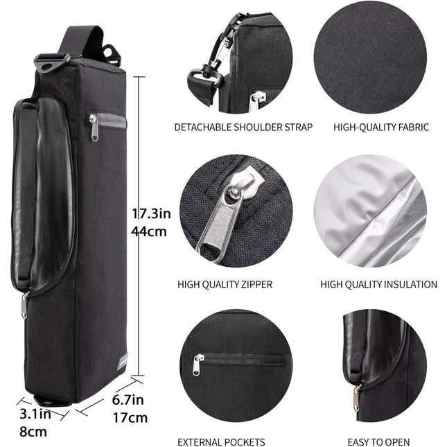 Golf Beer and Soda Insulated Cooler Bag with Shoulder Strap Outdoor Can Beverage Storage Tote – product detail