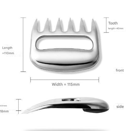 Stainless Steel Meat Shredding Claws – Multipurpose BBQ Tool for Pulled Chicken and Pork
