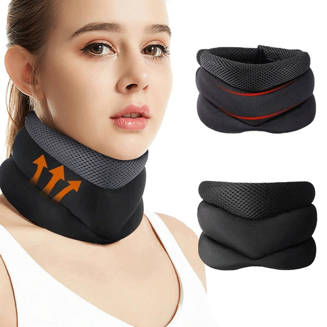 Adjustable Neck Brace with V-Shape Design Cervical Spine Support for Pain Relief and Posture Correction