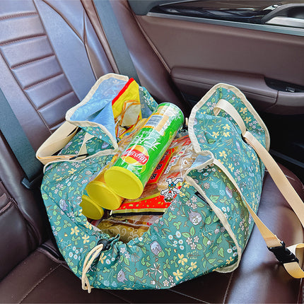 Nevy Blue Car Back Seat Organizer Hammock - Portable Storage Solution